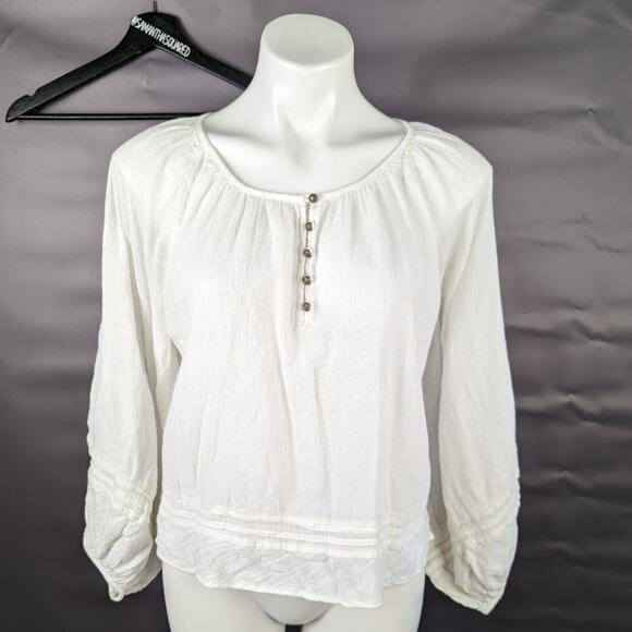 Vanessa and Virginia Boho Gauzy Blouse sz XS - Picture 1 of 6